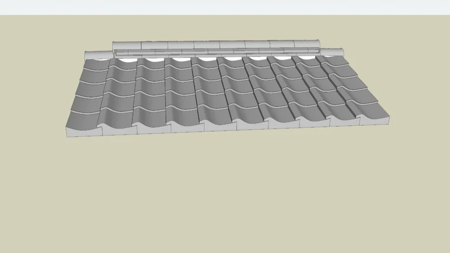 Japanese roof kawara tile　wagata(和型)　ichimonji(一文字)　瓦