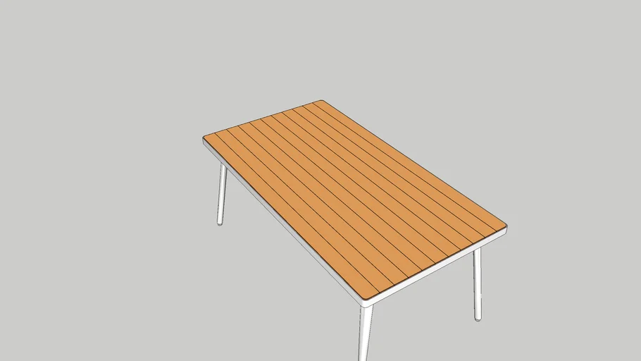 Elevation 72" Rectangular Thermory Table