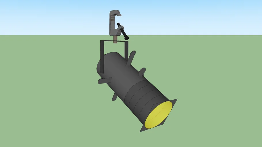 Ellipsoidal reflector spotlight