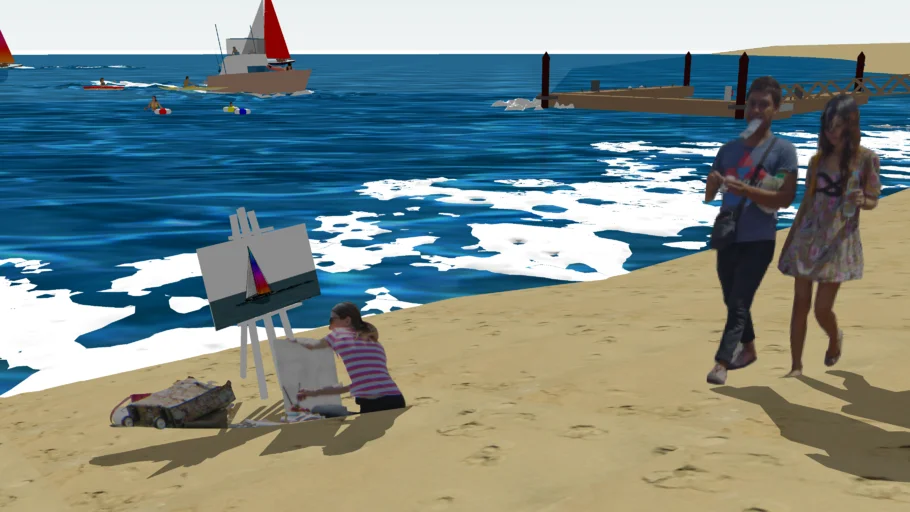 Beach house for the winter blues competition #winterblues