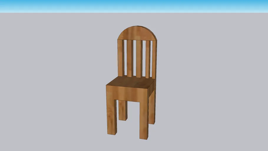 Wooden chair