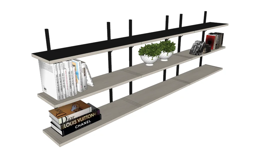 ESTANTE COM PRATELEIRAS