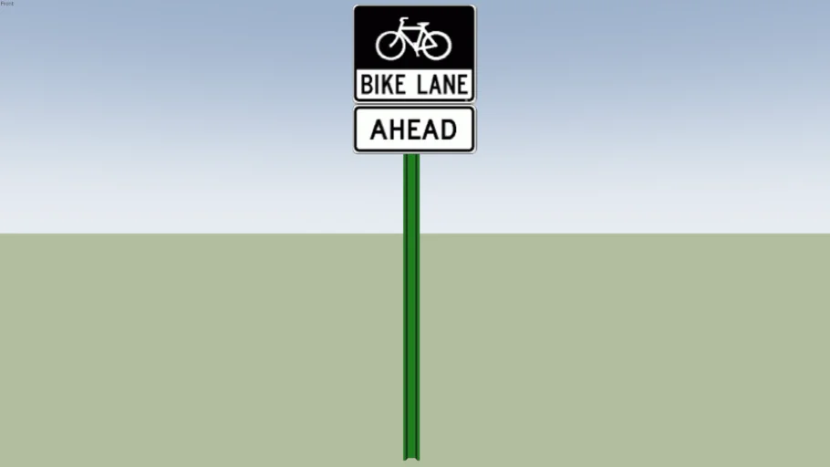 Bike Lane Ahead