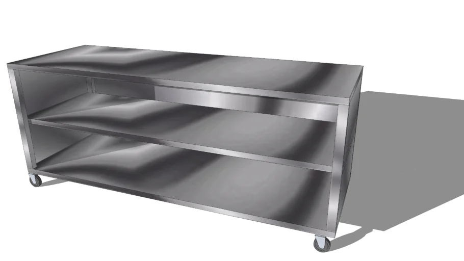 stainless steel kitchen counter