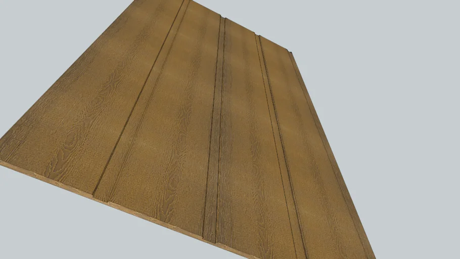 Reverse board and batten exterior siding.