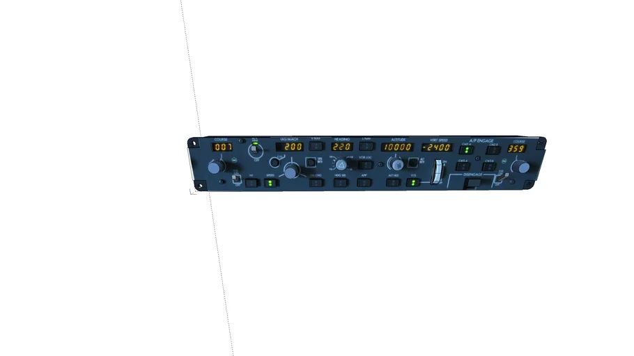 BOEING 737 MODE CONTROL PANEL  (MCP)