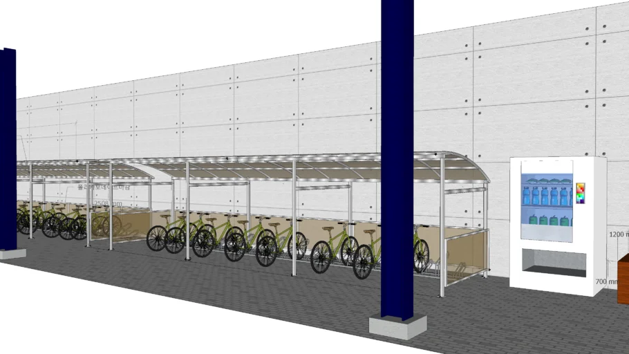 Bike Rack Shelter  ,  자전거 거치대 쉘터