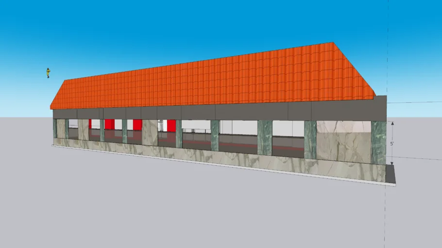 outdoor view of a warehouse