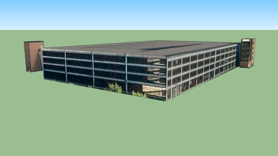 Barnhill Parking Garage on IUPUI Campus
