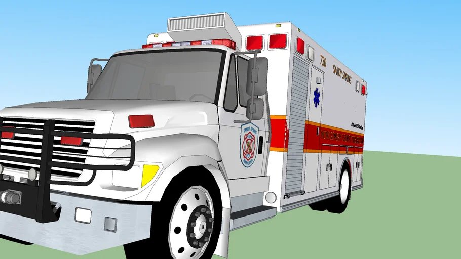 MCFRS Sandy Spring Voulnteer Fire Dept Ambulance 730