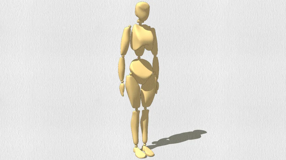 Another Pre-SketchUp 3D Mannequin
