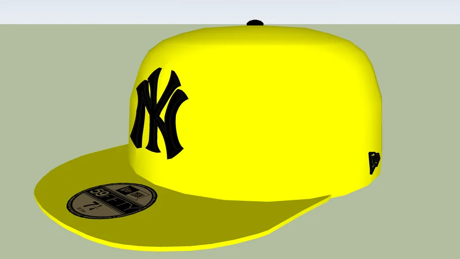 Yellow & black New York 59fifty cap