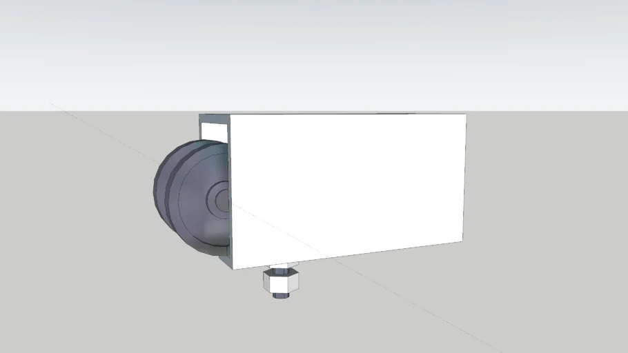 SLIDING HANGAR DOOR ROLLER HARDWARE