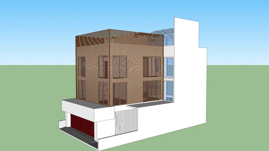 three storey house