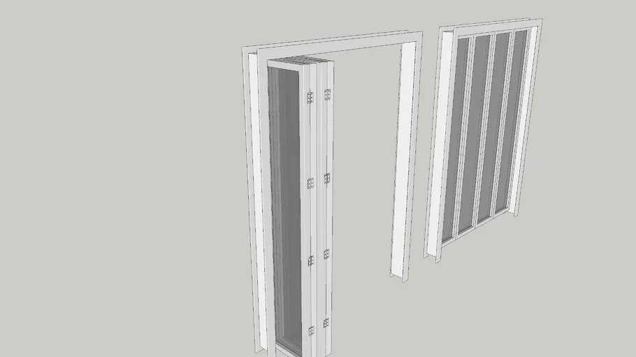 Porta camarão 1,50x2,10 - 4 folhas