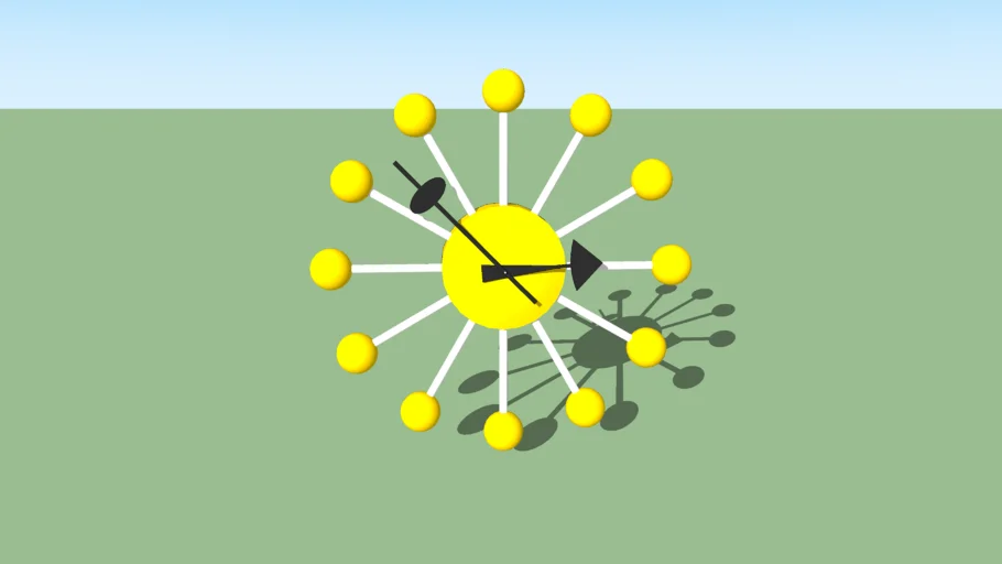 Ball Clock | 3D Warehouse