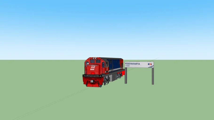 KERETA API LOKOMOTIF CC 201