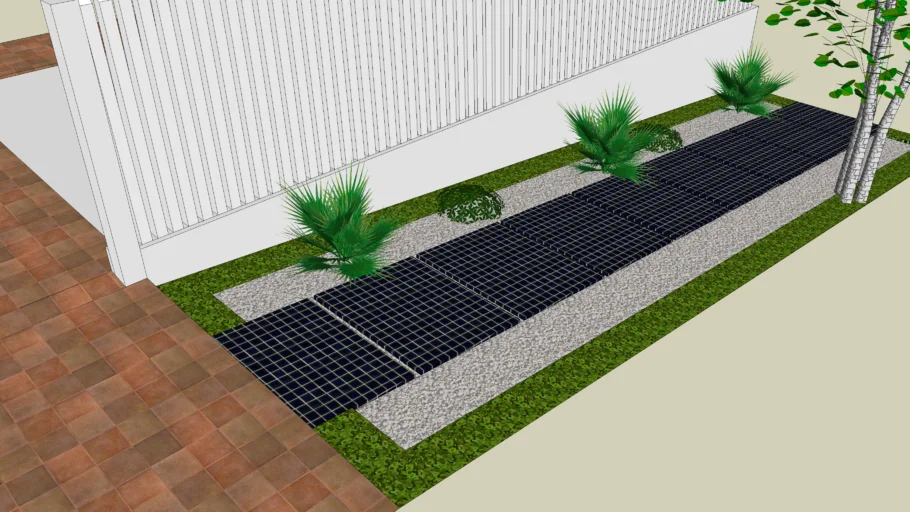jardim de uma casa
