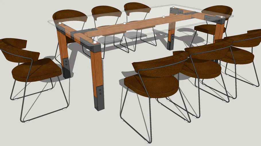 Dining table set