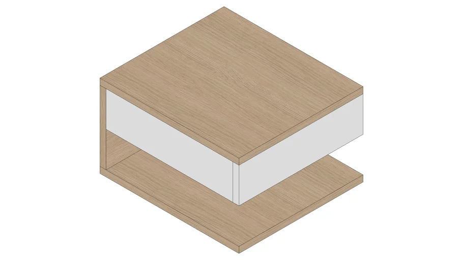 Mesa de cabeceira suspensa