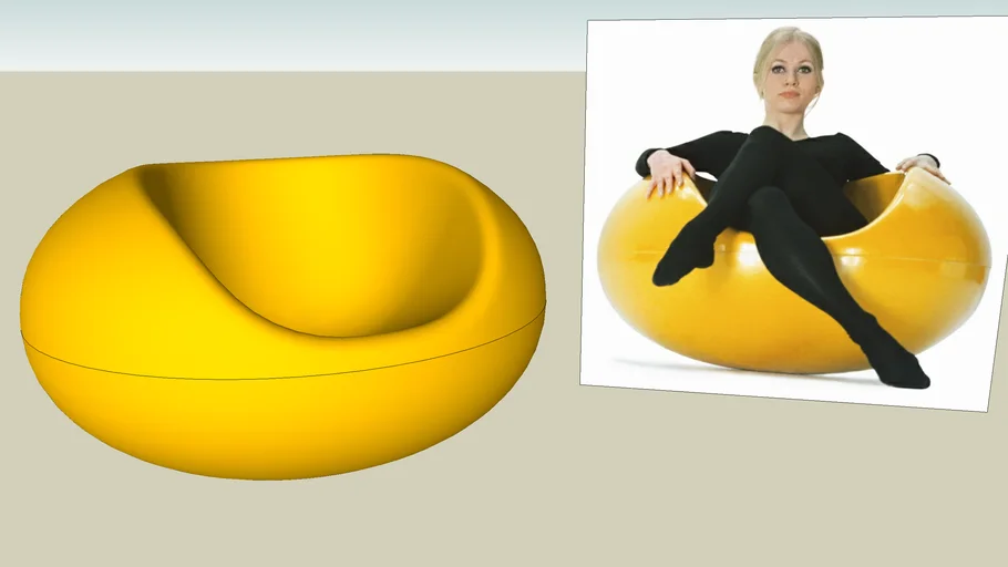 Pastil chaise Eero Aarnio
