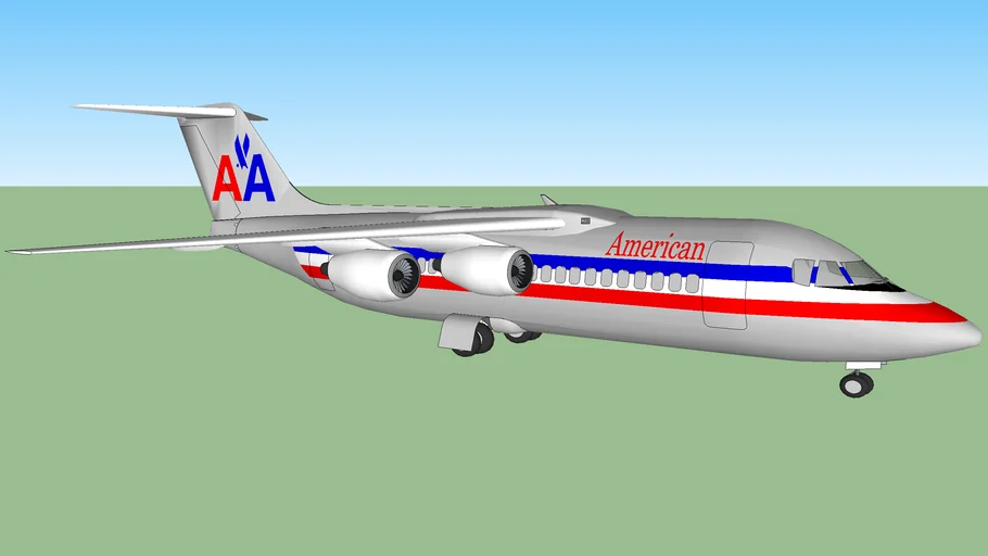 American Airlines Bae 146