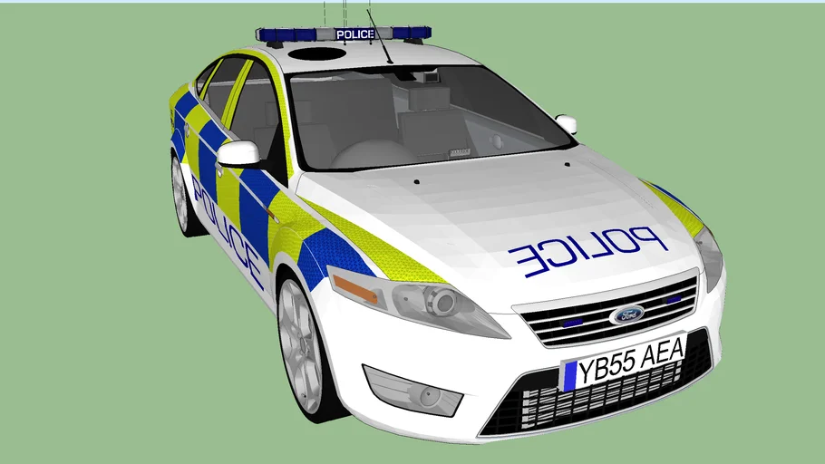 Ford Mondeo Police Patrol Car