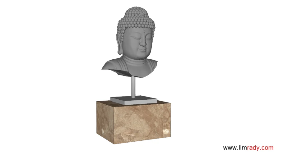 Head of buddha statue