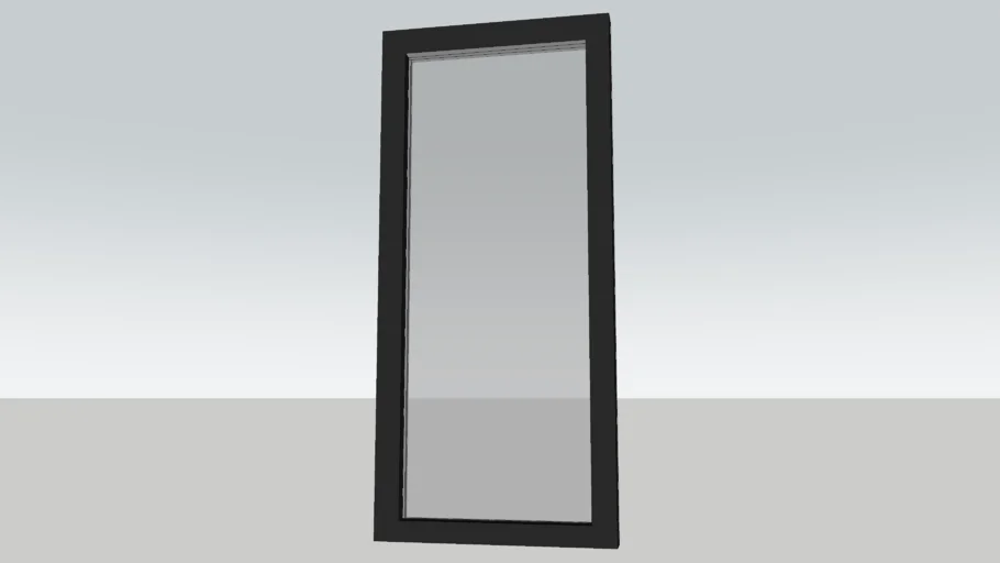 tall black transparent window | 3D Warehouse