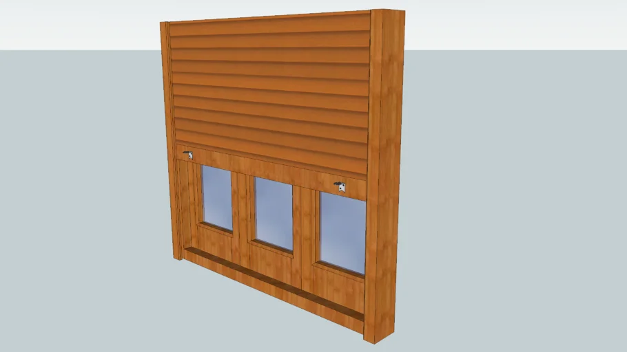 Ventana de madera
