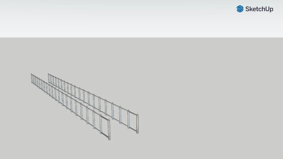 Steel fence