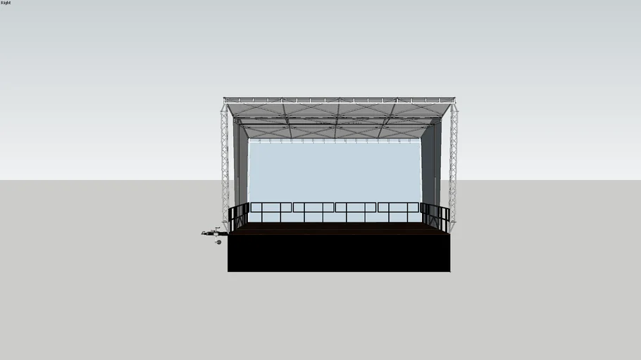 scène mobile hydrau 3 europodium