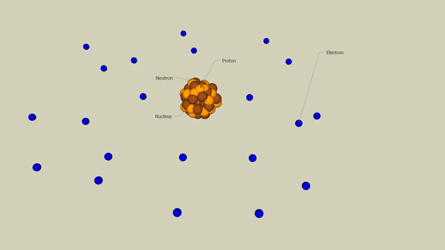 An atom | 3D Warehouse