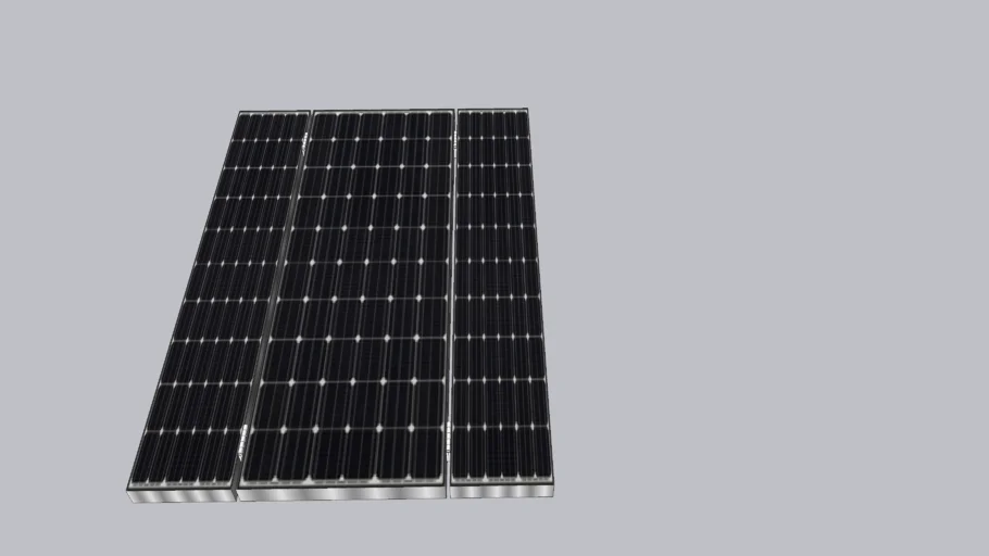 Trifold Solar Panel (unfolded)