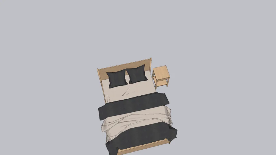 TONSTAD IKEA bed 140x200
