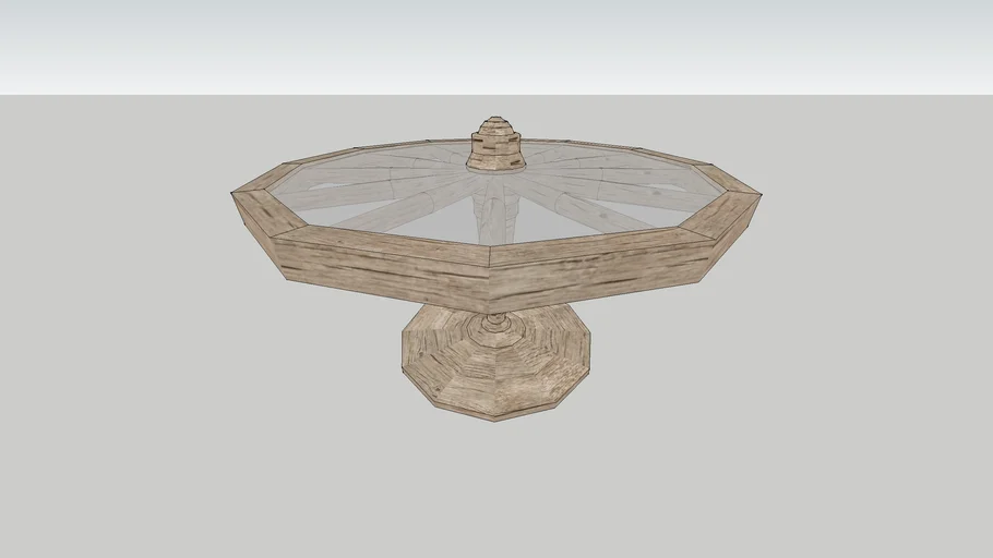 Wagon Wheel Table