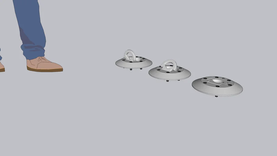 Surface Mount Helicopter Tie Down