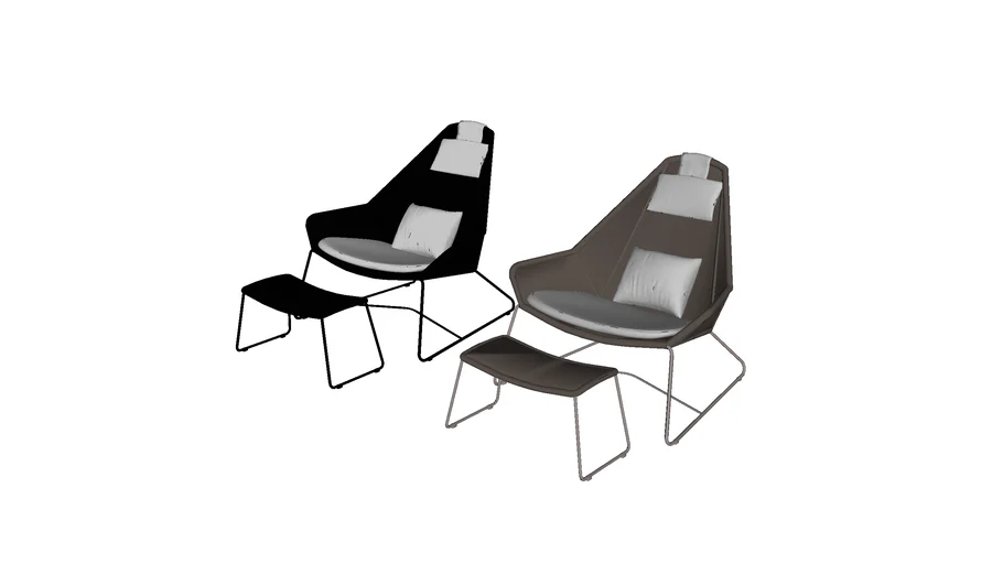 Breeze highback chair - cadeira trançada descanso