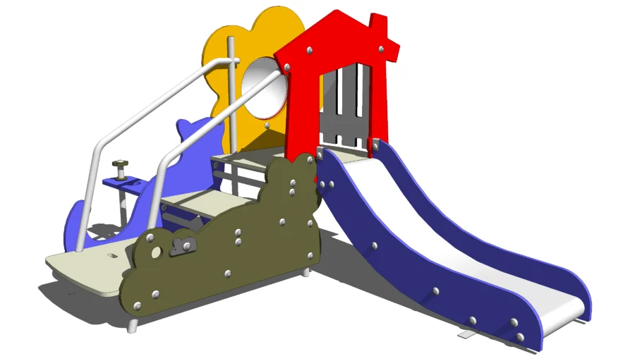 Kompan Toddlers Castle Steel Slide