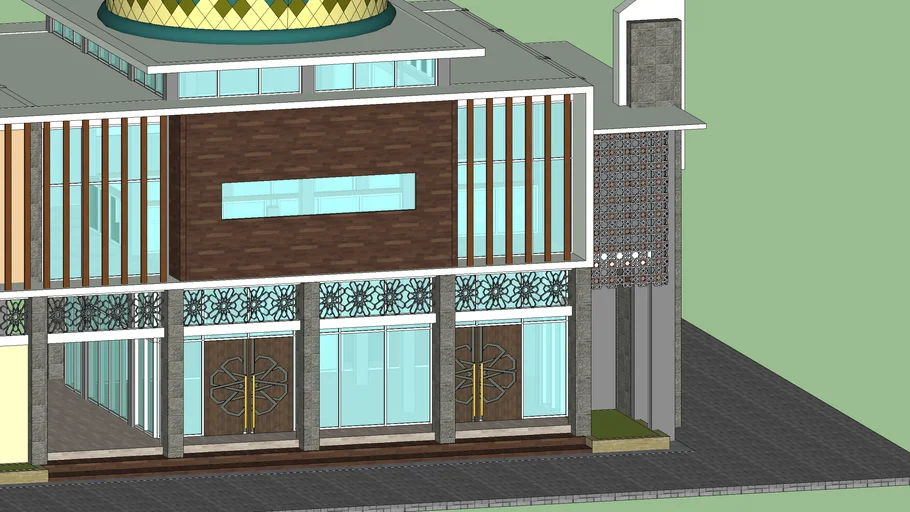 MASJID 10x20 ( 2 Lantai ) - Mosque - Islamic