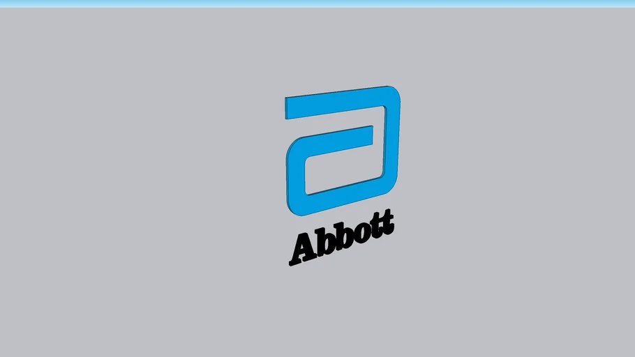 ABBOTT logo 3D