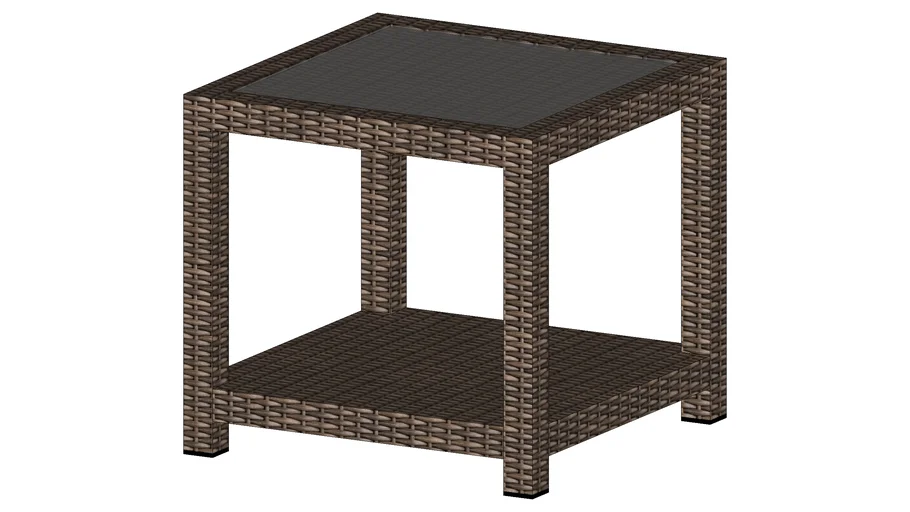 Mesa de esquina para exterior