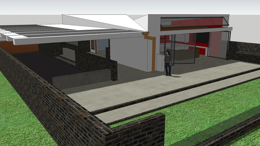 Small Cantilever Bachelors pad.