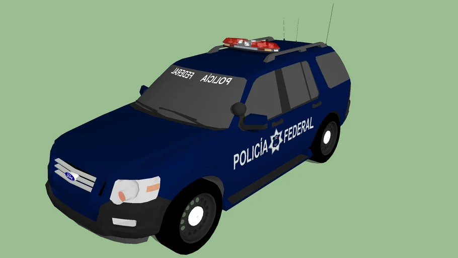 Mexican Federal Police Ford Explorer Interceptor