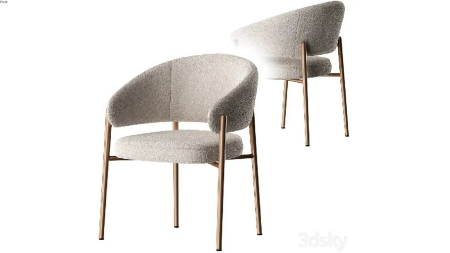 Chair LINDA 3dsky