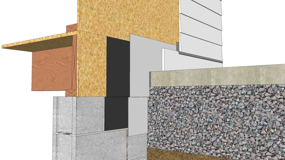 Concrete Slab Edge against WoodFraming