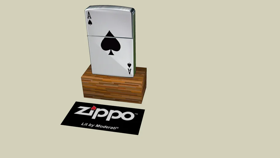 Zippo Feuerzeug -- Made by SketchUpBoys