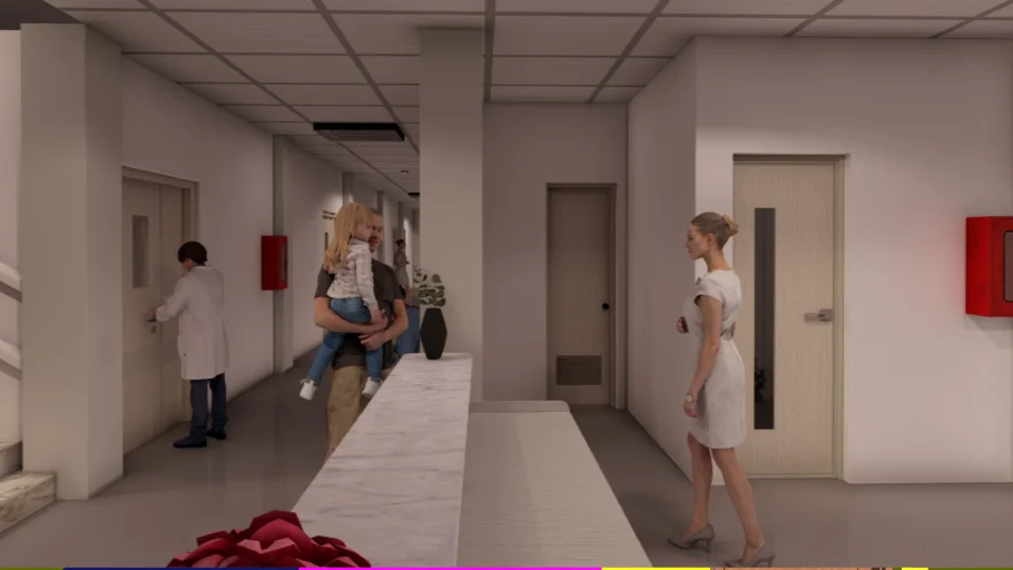HOSPITAL RECEPTION DESK