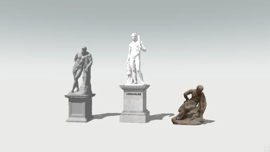 Heracles  (Hercules) Sculptures