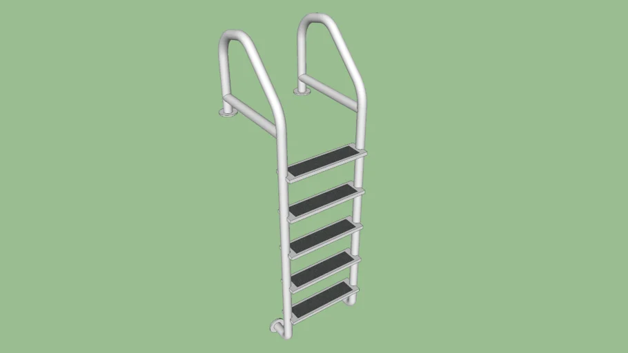 Swimming Pool Chrome Ladder